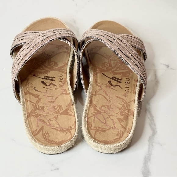 Blowfish Criss Cross Slides 8 Espadrilles - Picture 4 of 9